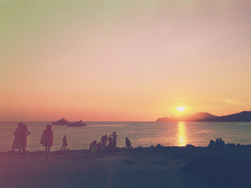 Ibiza Beach Sunset