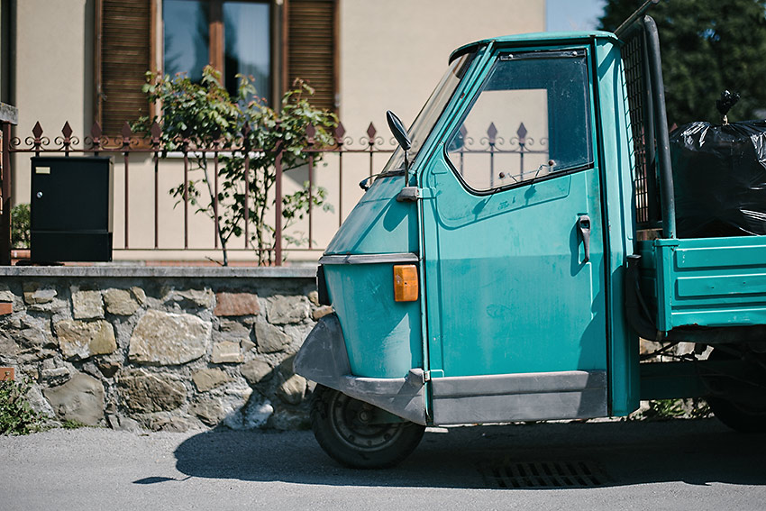 Tuscany Piaggio Ape